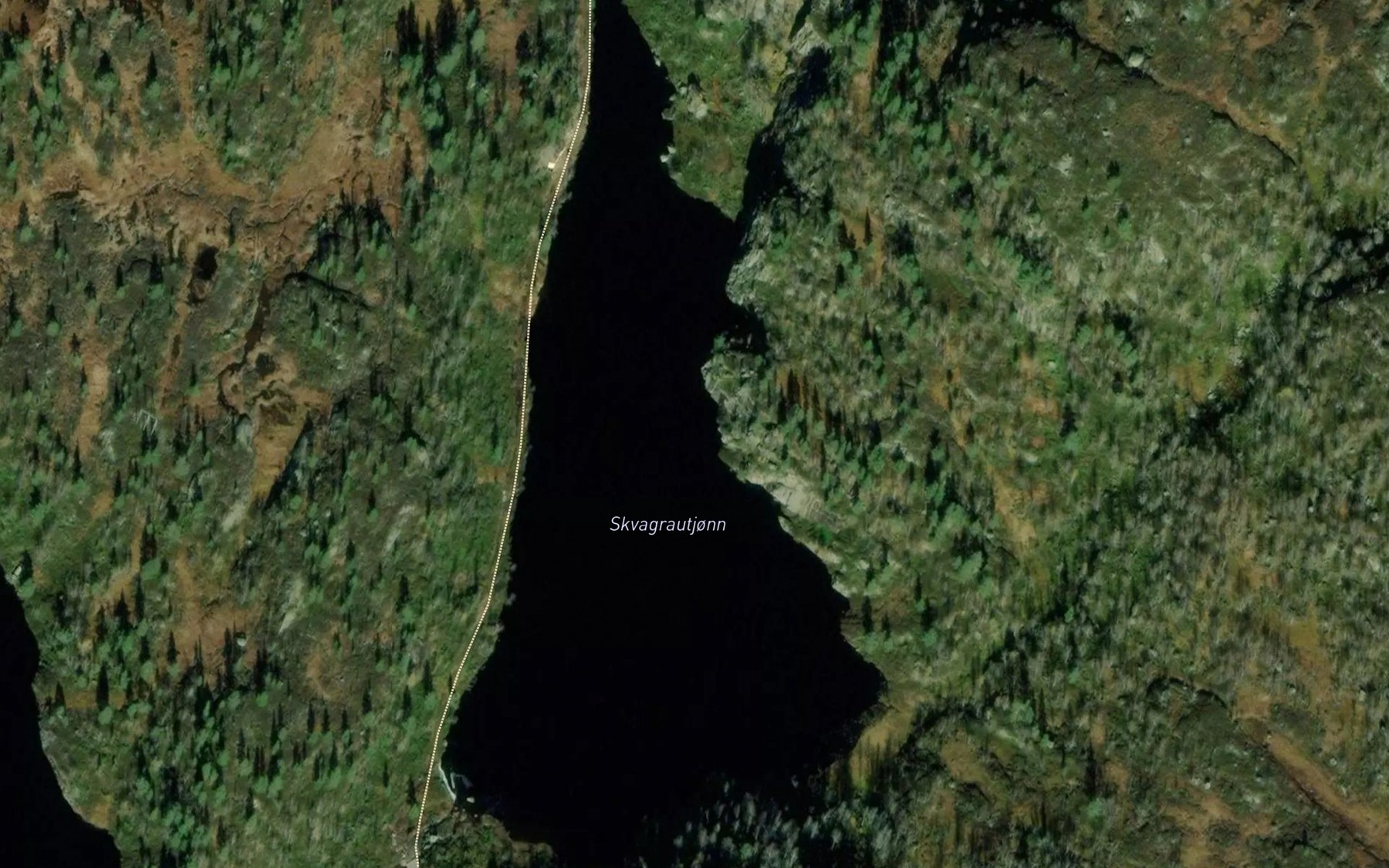 Satellite map of the Skvagrautjonn