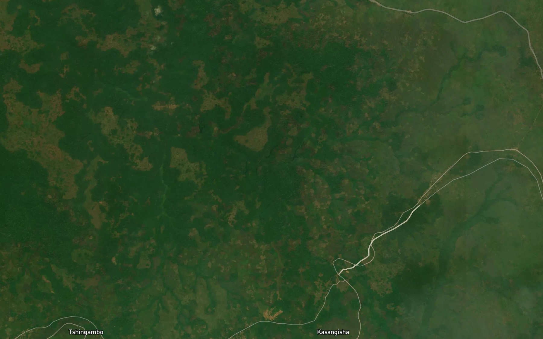 Satellite map of the Subunga