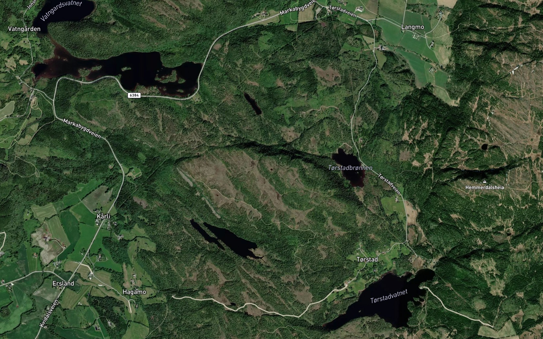 Satellite map of the Skala