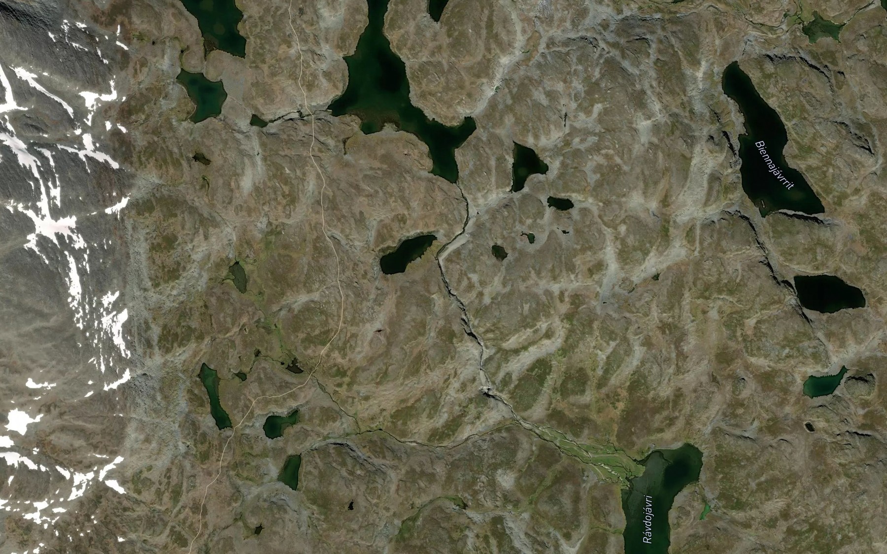 Satellite map of the Cuonjajakka