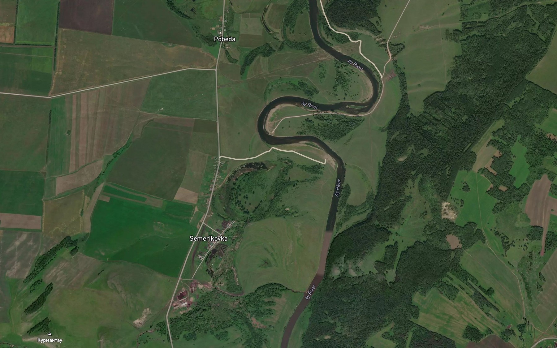 Satellite map of the Sikiyazik