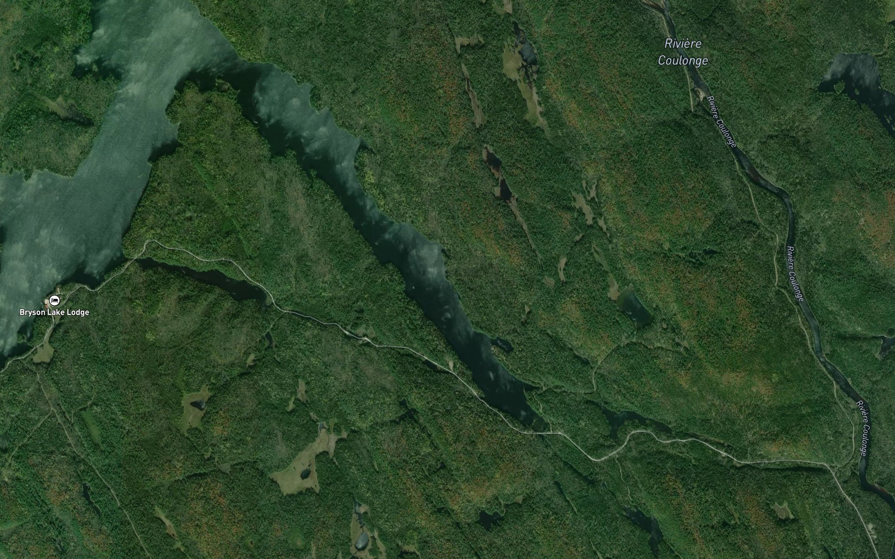 Satellite map of the Baie des Cinq Milles