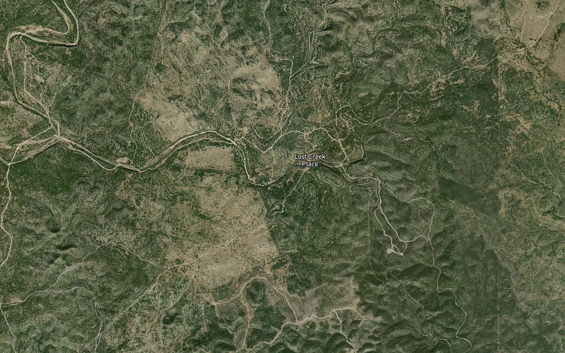 Satellite map of the Wickham Waterhole