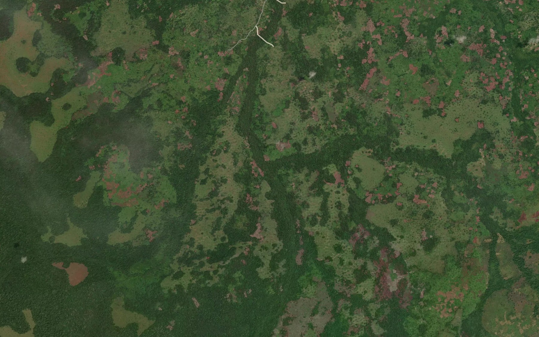 Satellite map of the Lue