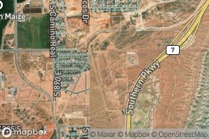 Gypsum Wash Debris Basin Reservoir