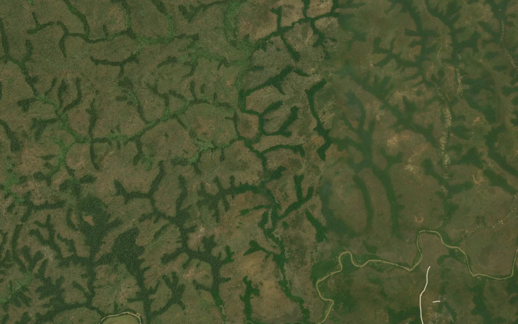 Satellite map of the Sanga