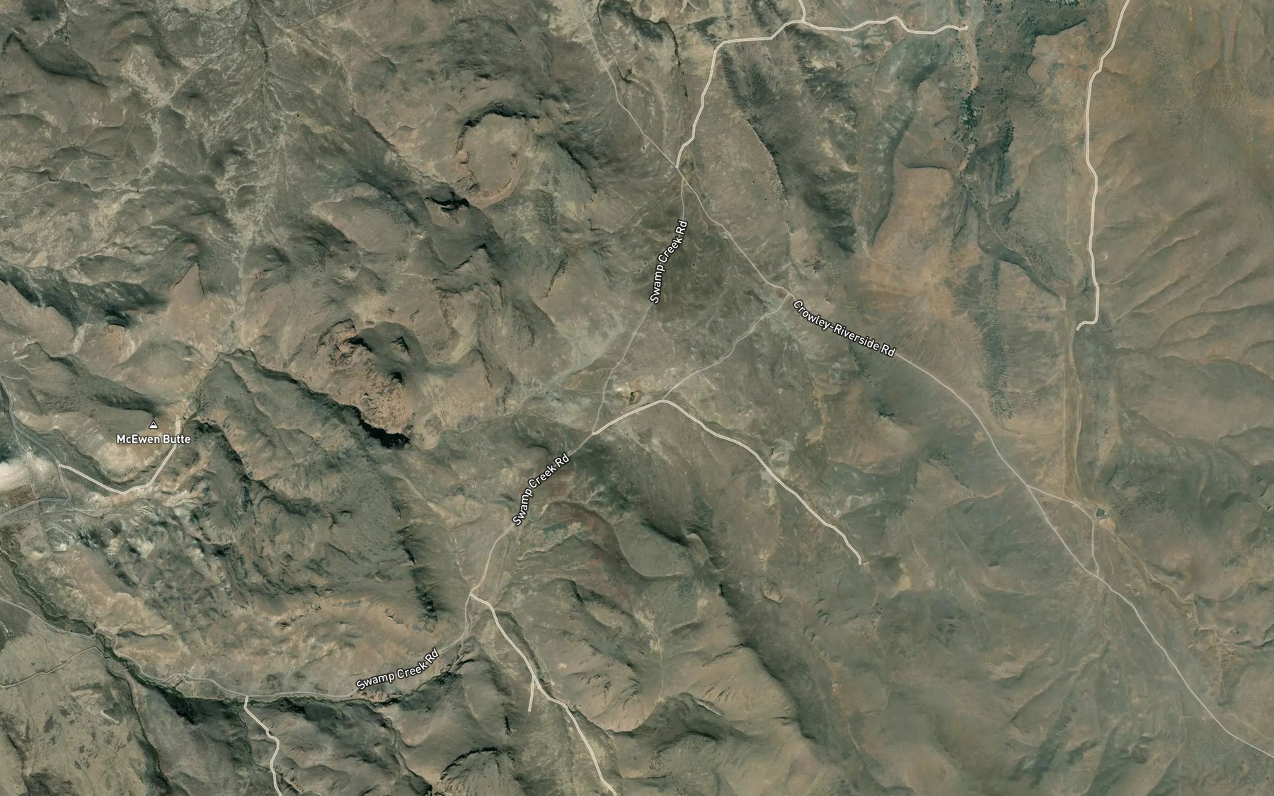 Satellite map of the White Reservoir