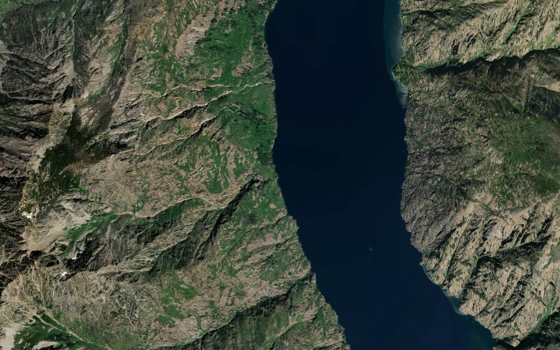 Satellite map of the Little Creek