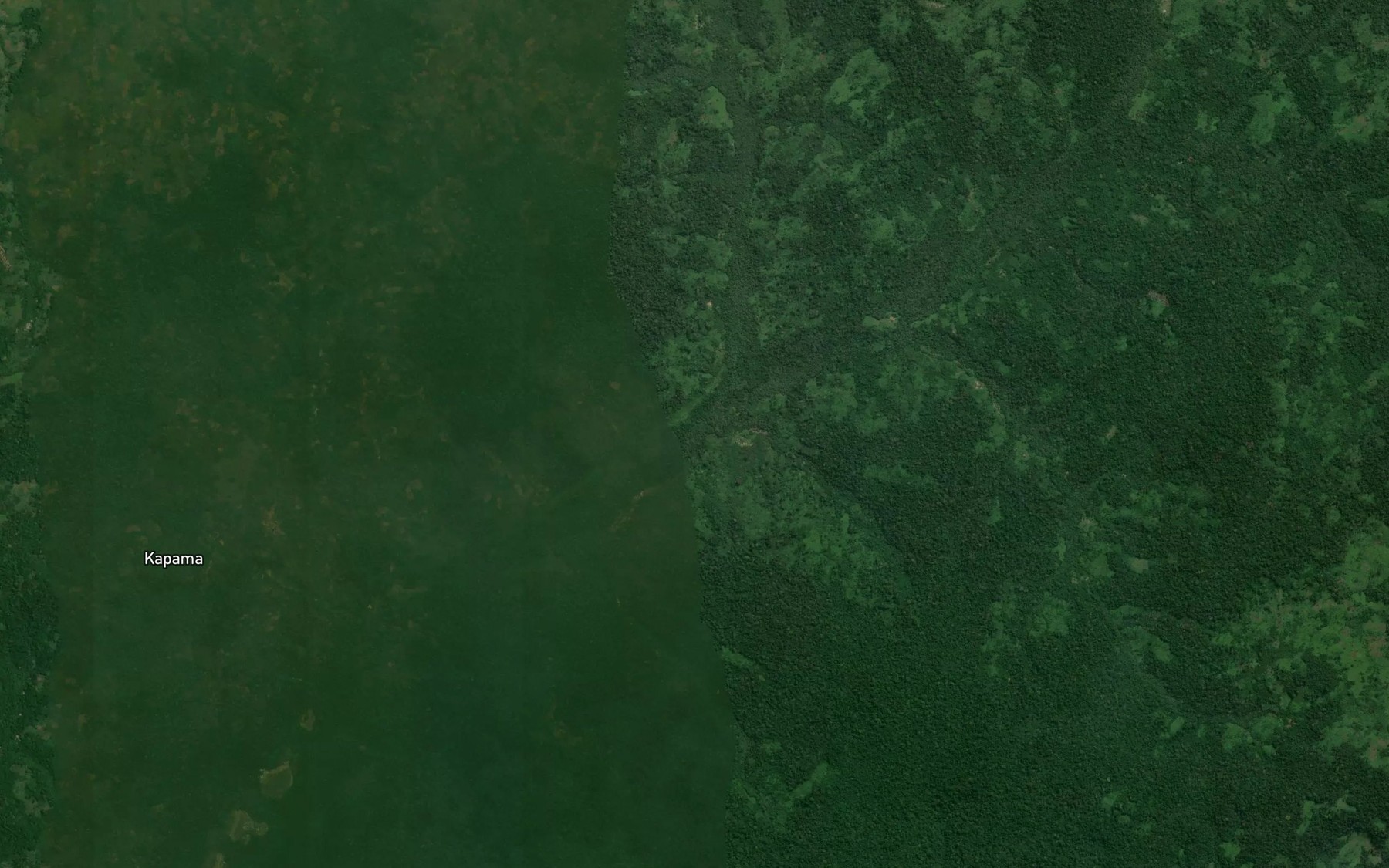Satellite map of the Tshitataon