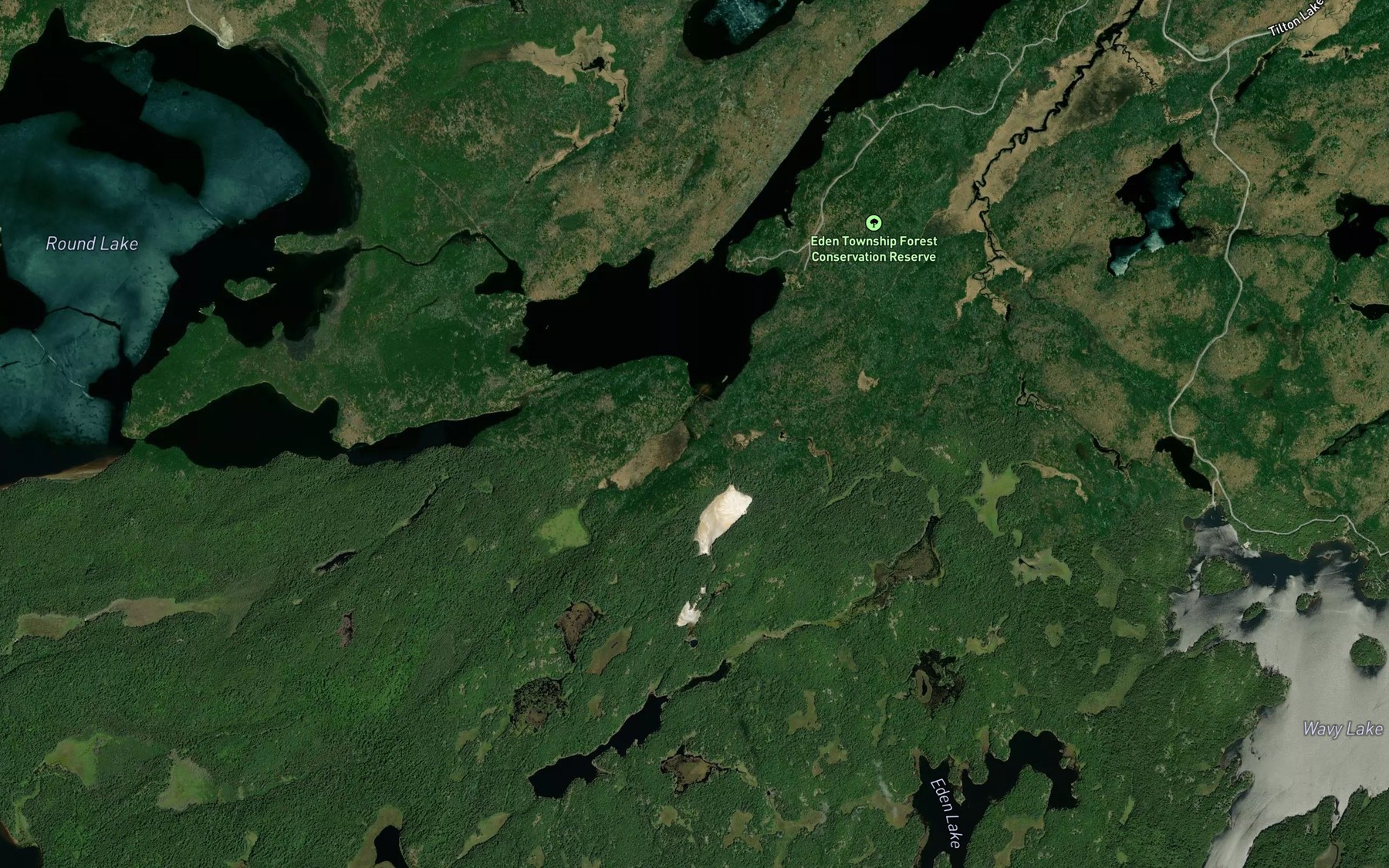 Satellite map of the Luke Creek