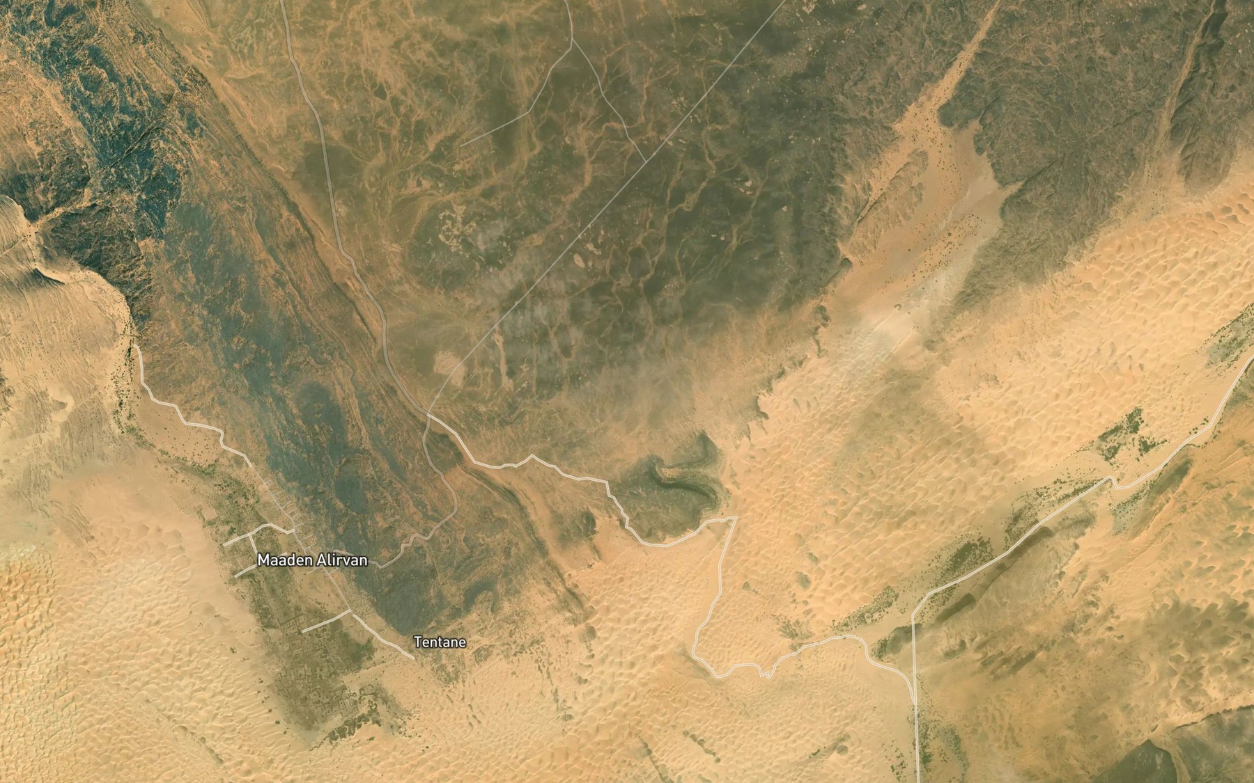 Satellite map of the Khneg Maguek