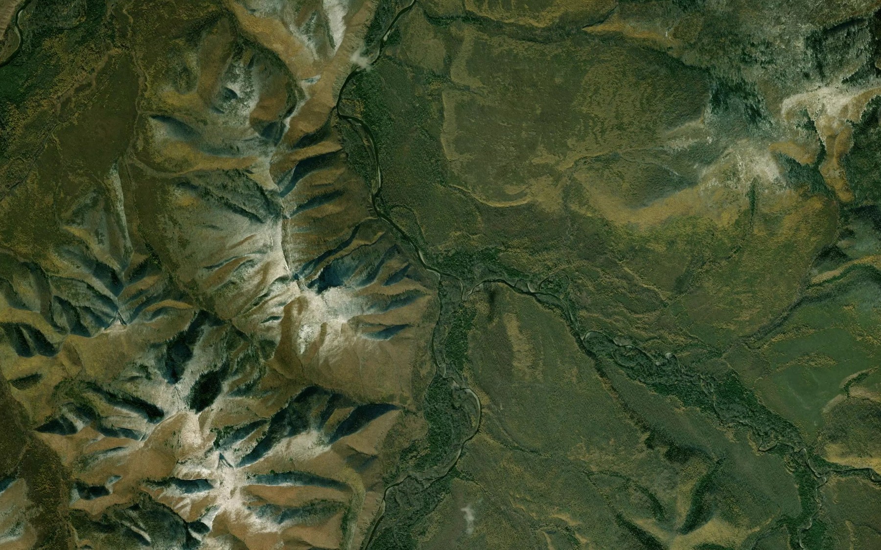 Satellite map of the Yeko