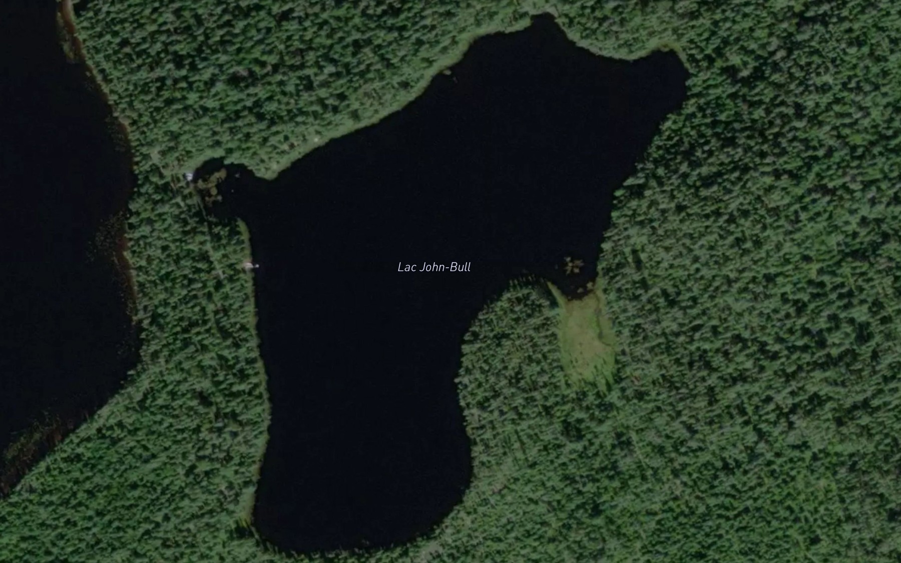Satellite map of the Lac John-Bull