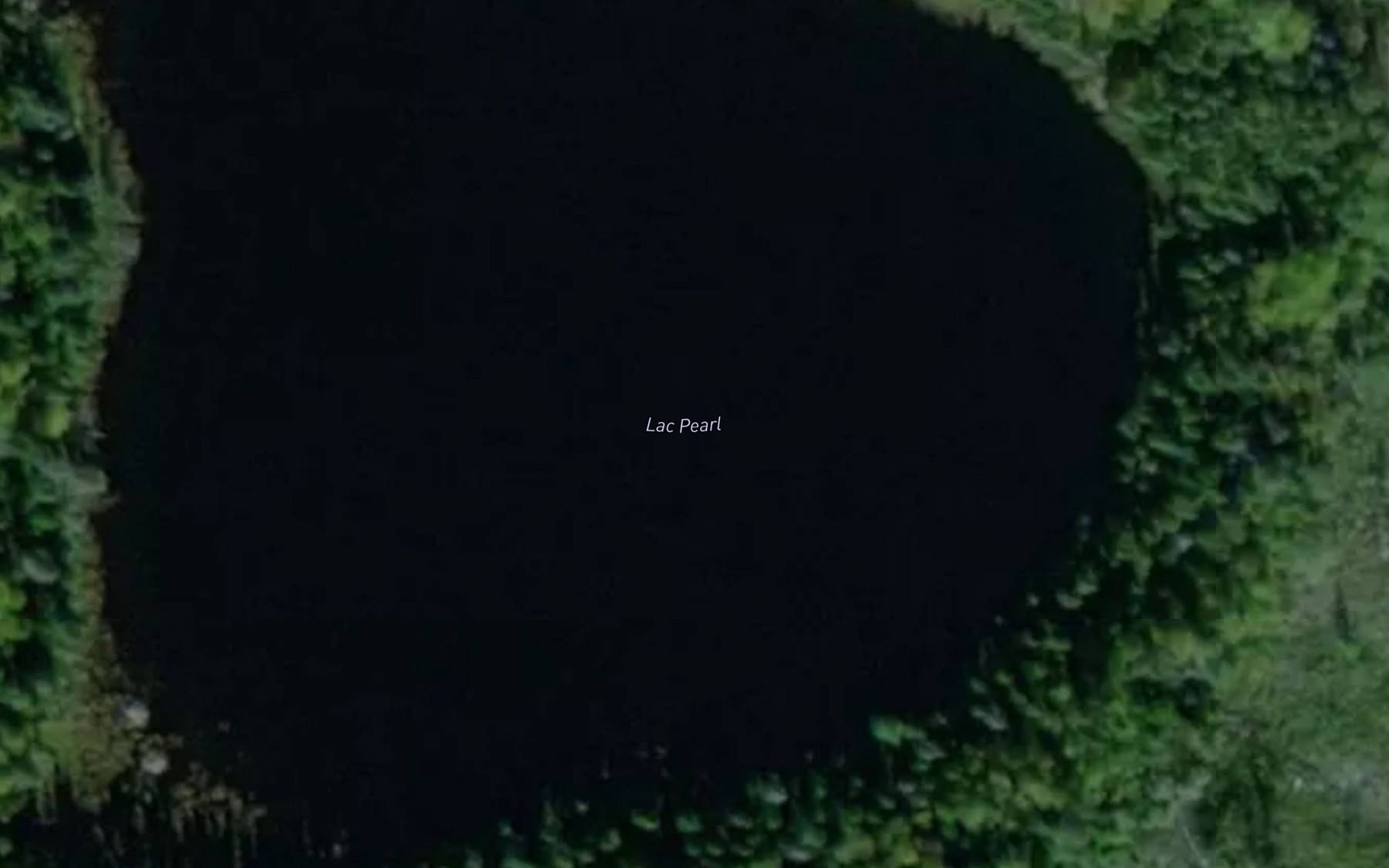 Satellite map of the Lac Pearl