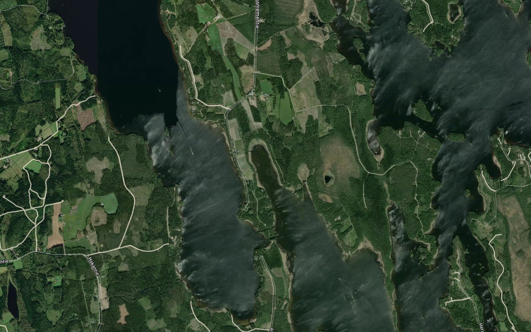 Satellite map of the Puutelahti