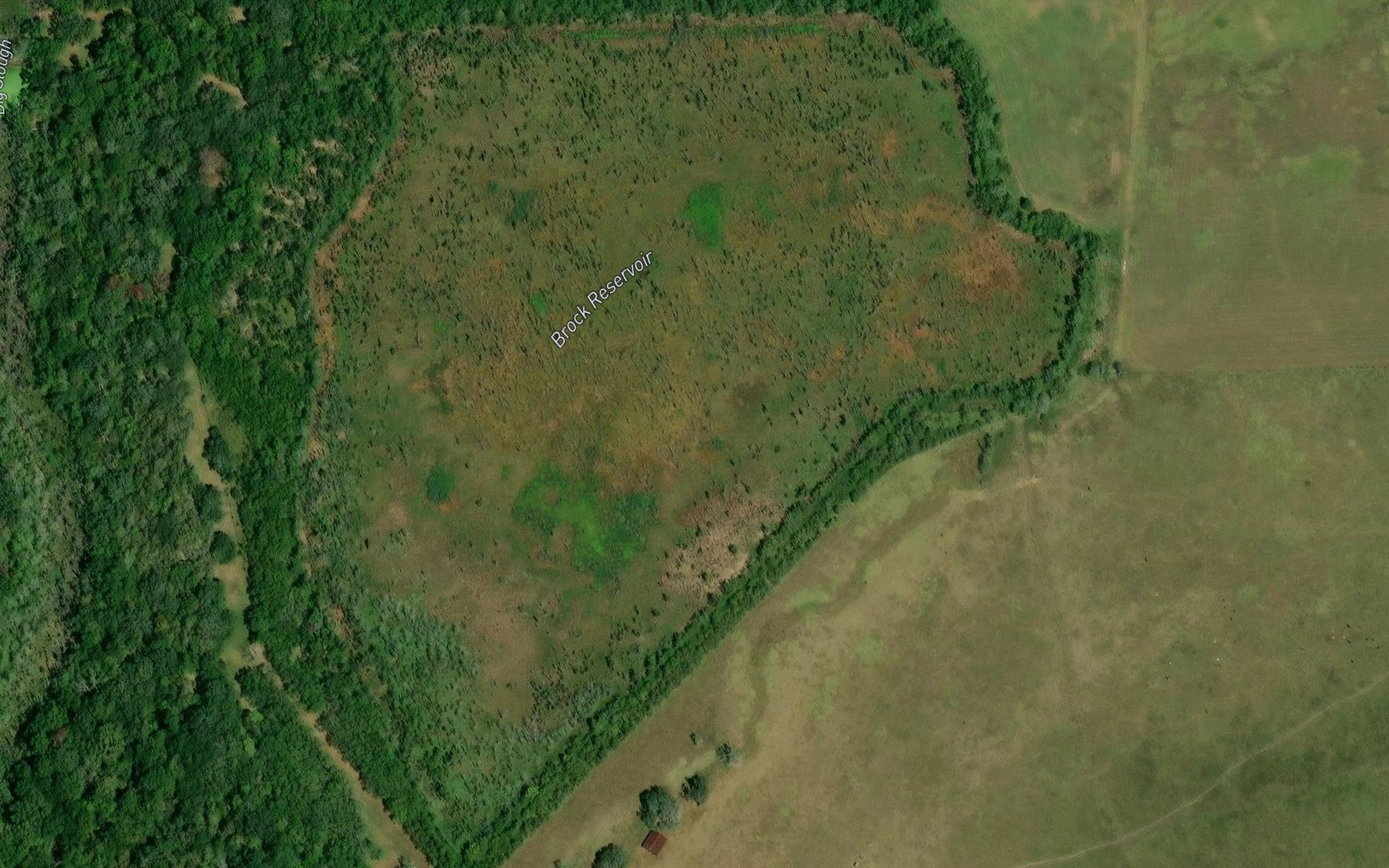 Satellite map of the Follet Lake
