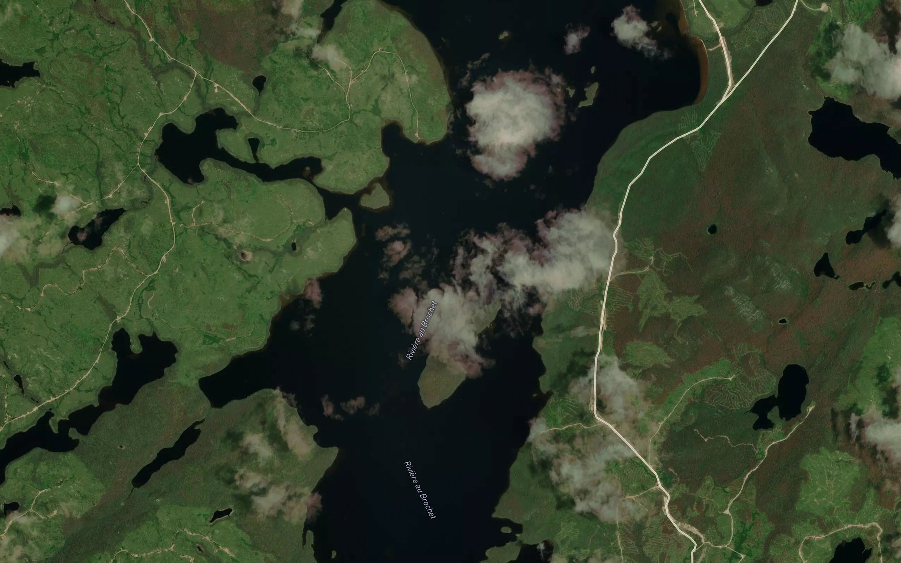 Satellite map of the Lac Dissimieux