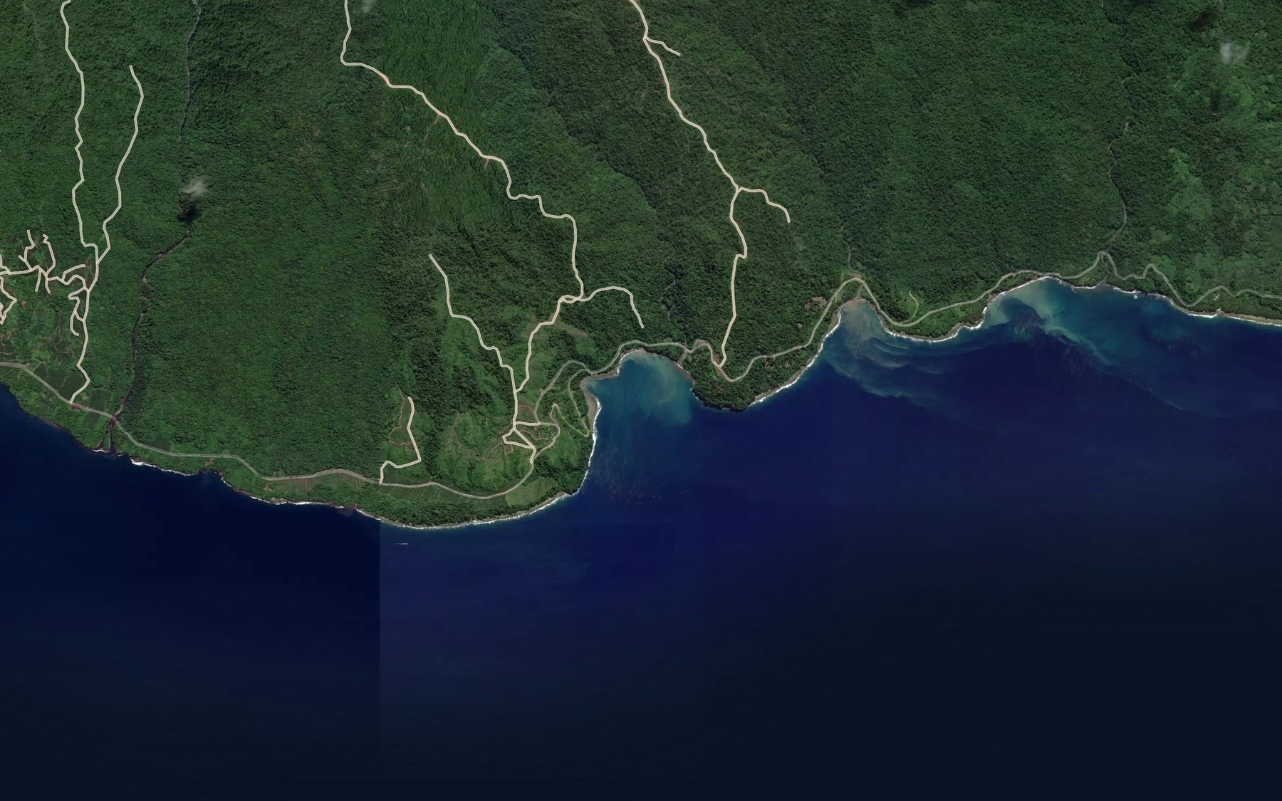 Satellite map of the Jammer Bay