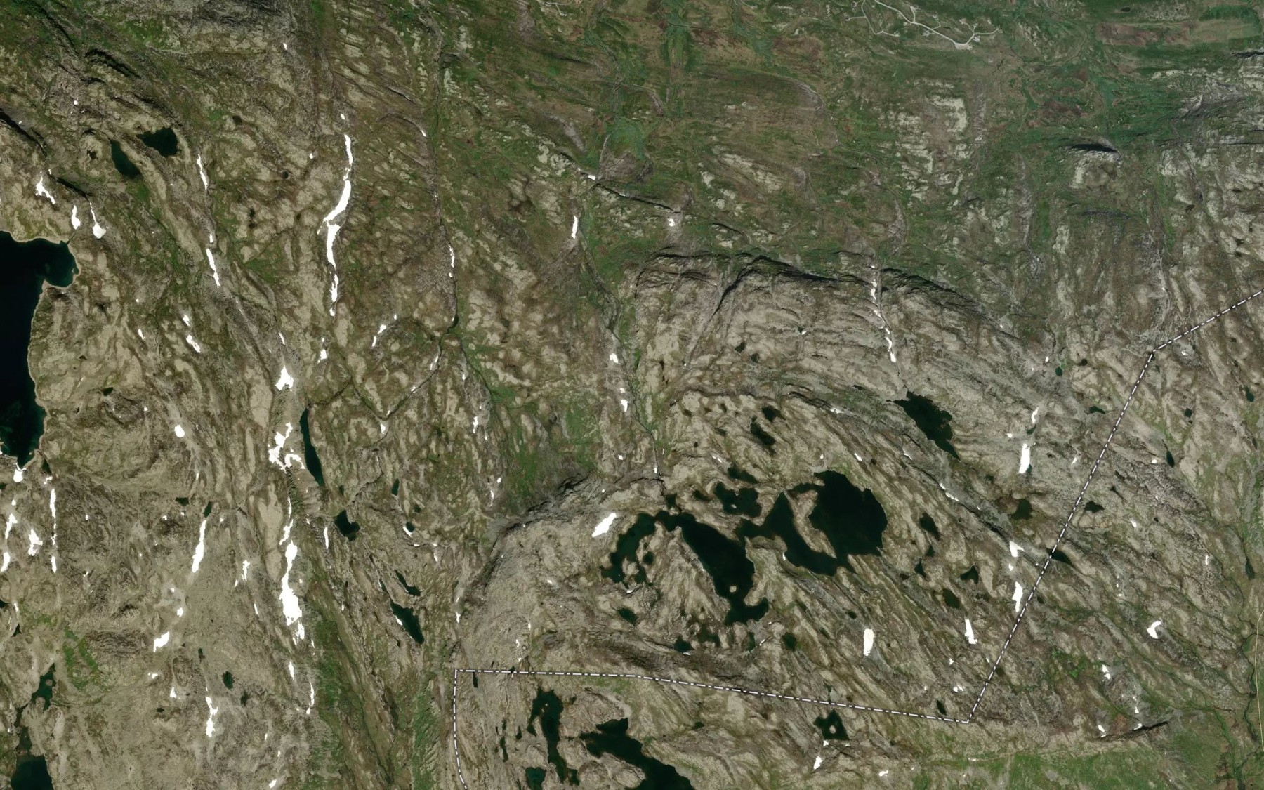 Satellite map of the Frostdalselvi