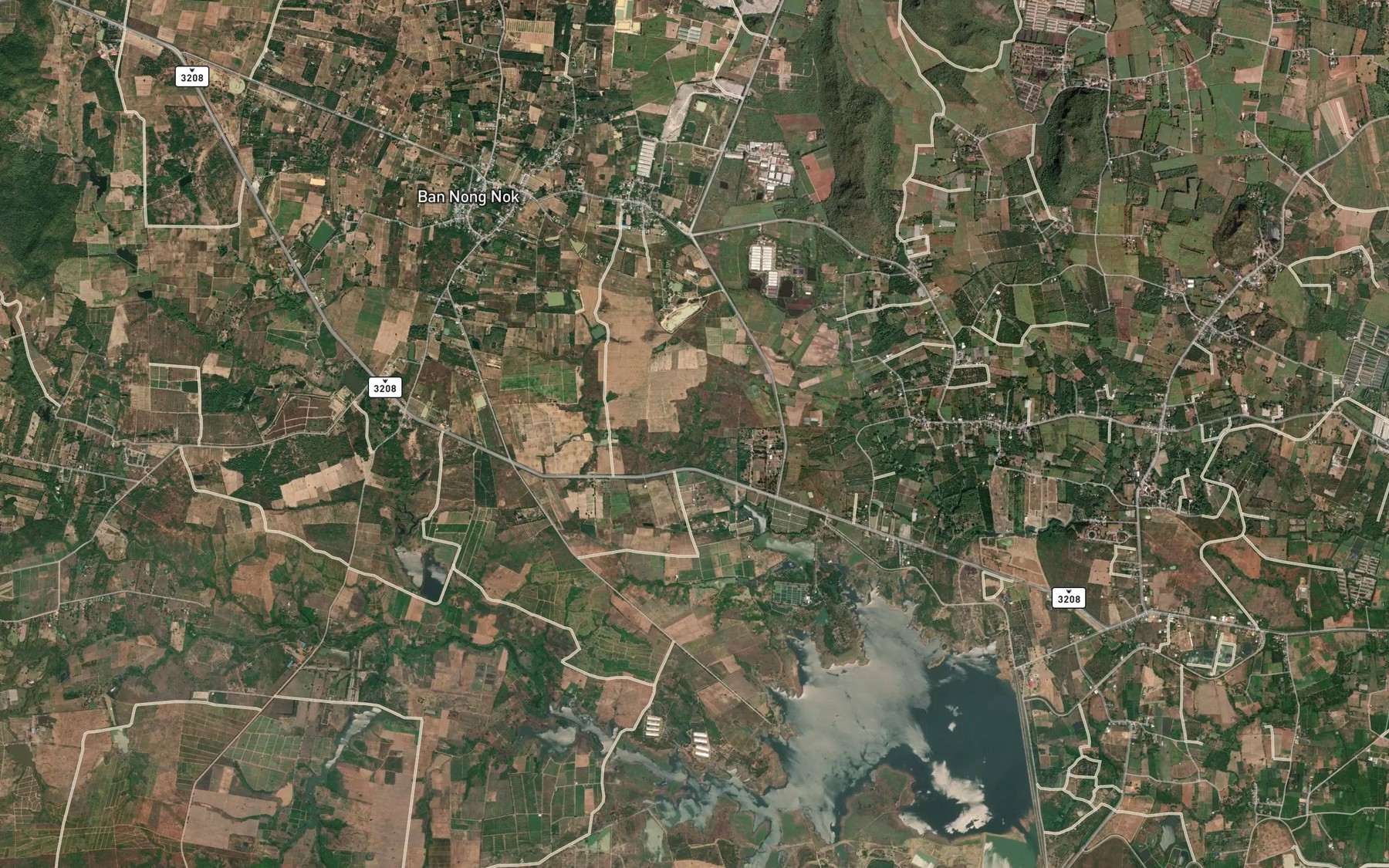 Satellite map of the Nong Klang Kio