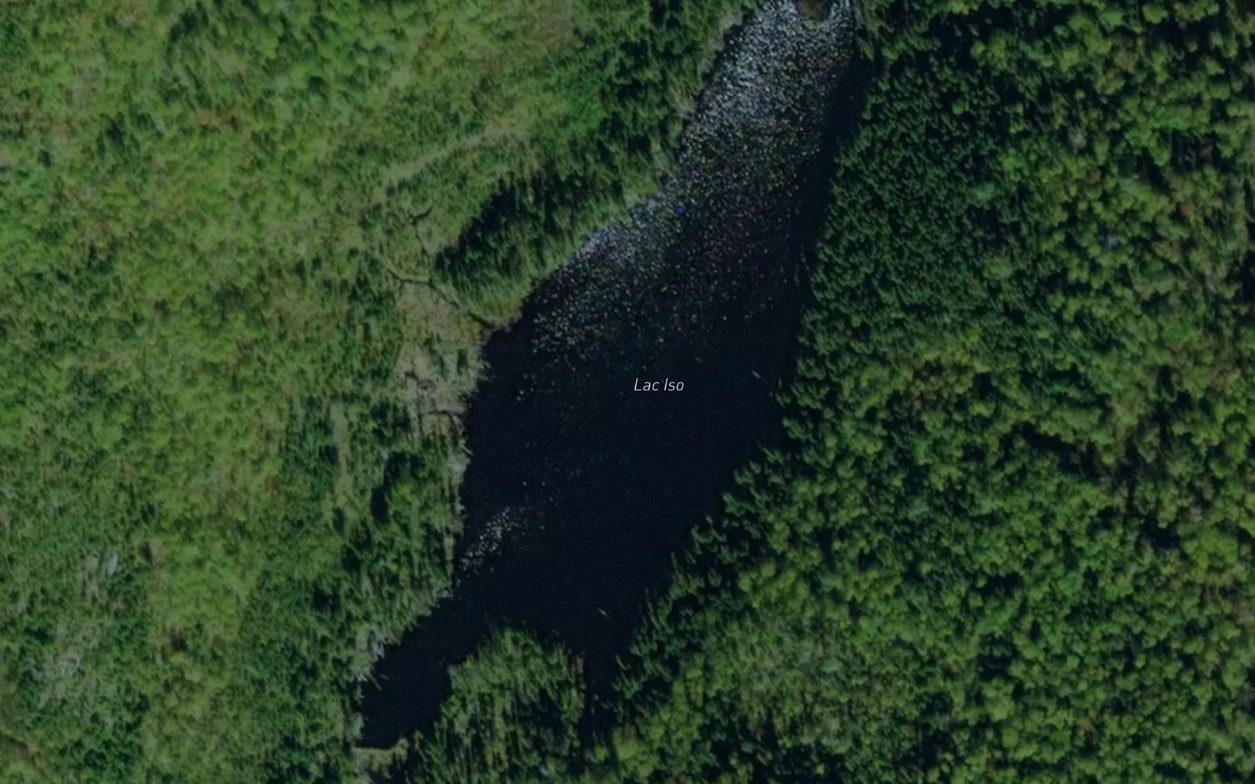 Satellite map of the Lac Iso
