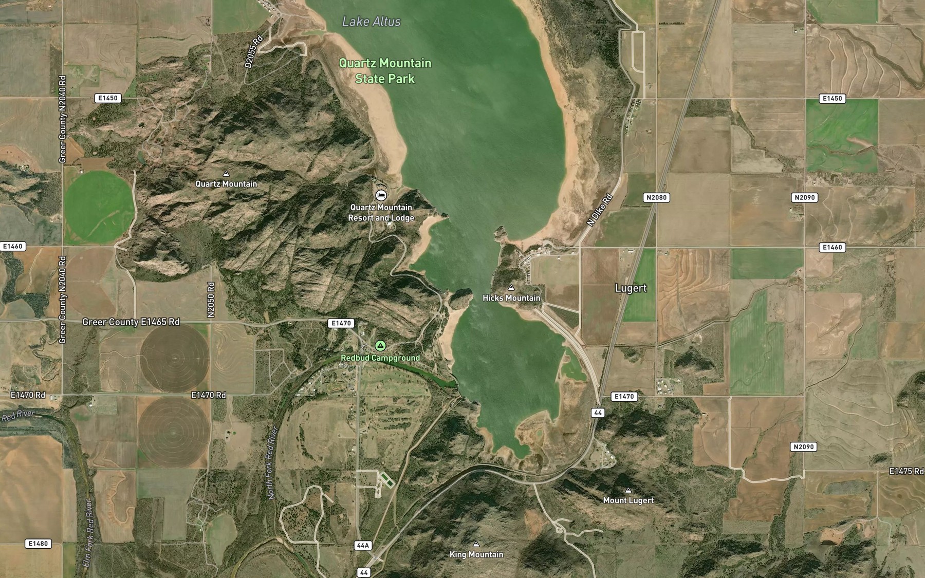 Satellite map of the Spot 3