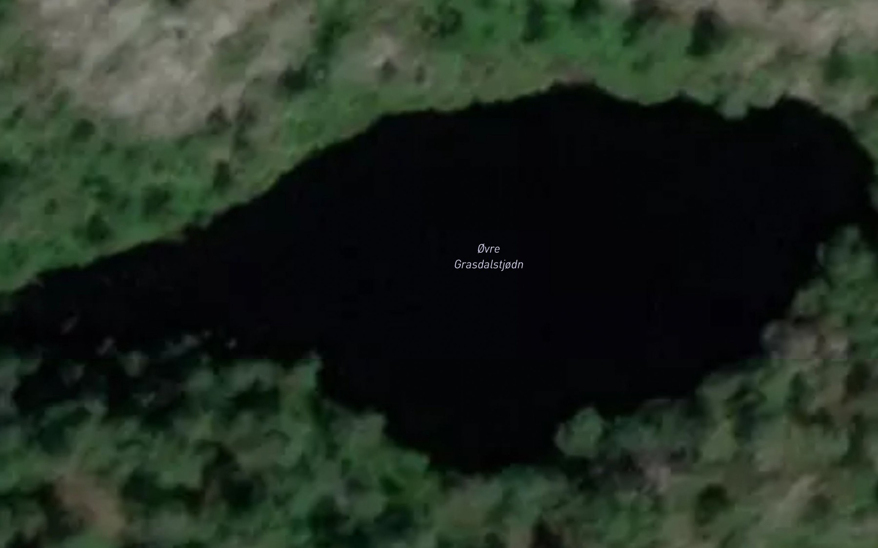 Satellite map of the Ovre Grasdalstjodn