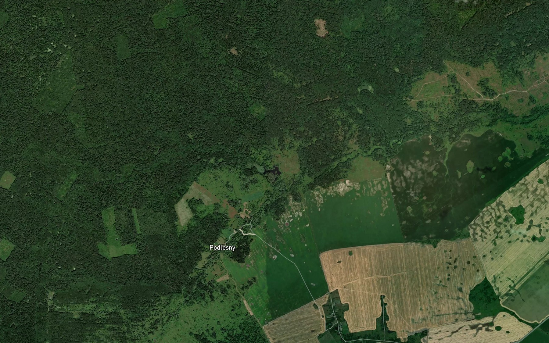 Satellite map of the Prud Lentvarev