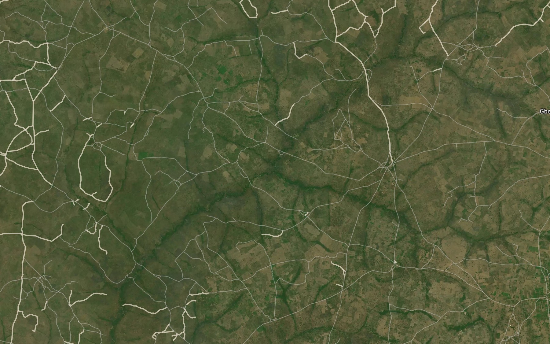 Satellite map of the RiverOsun