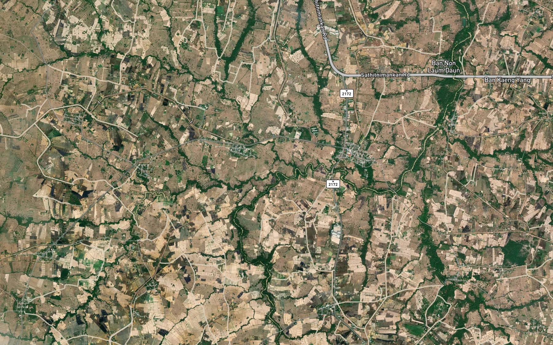Satellite map of the Huai Phai