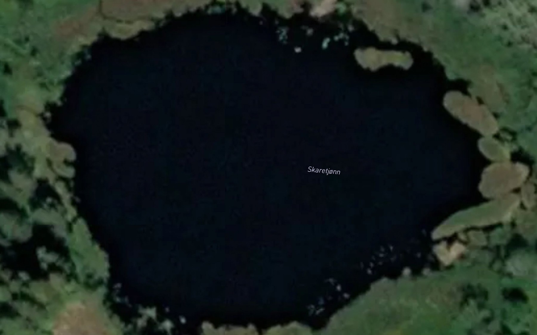 Satellite map of the Skaretjonn