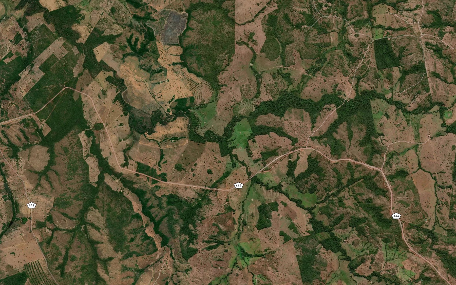 Satellite map of the Ribeirao Coquinho