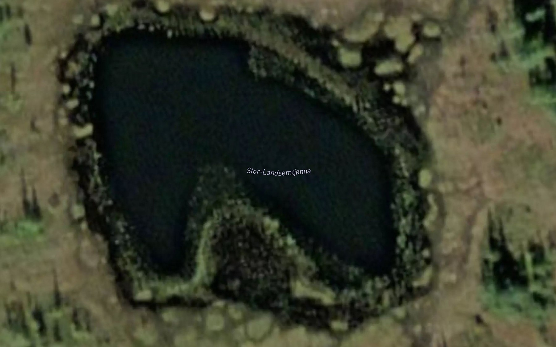 Satellite map of the Stor-Landsemtjonna
