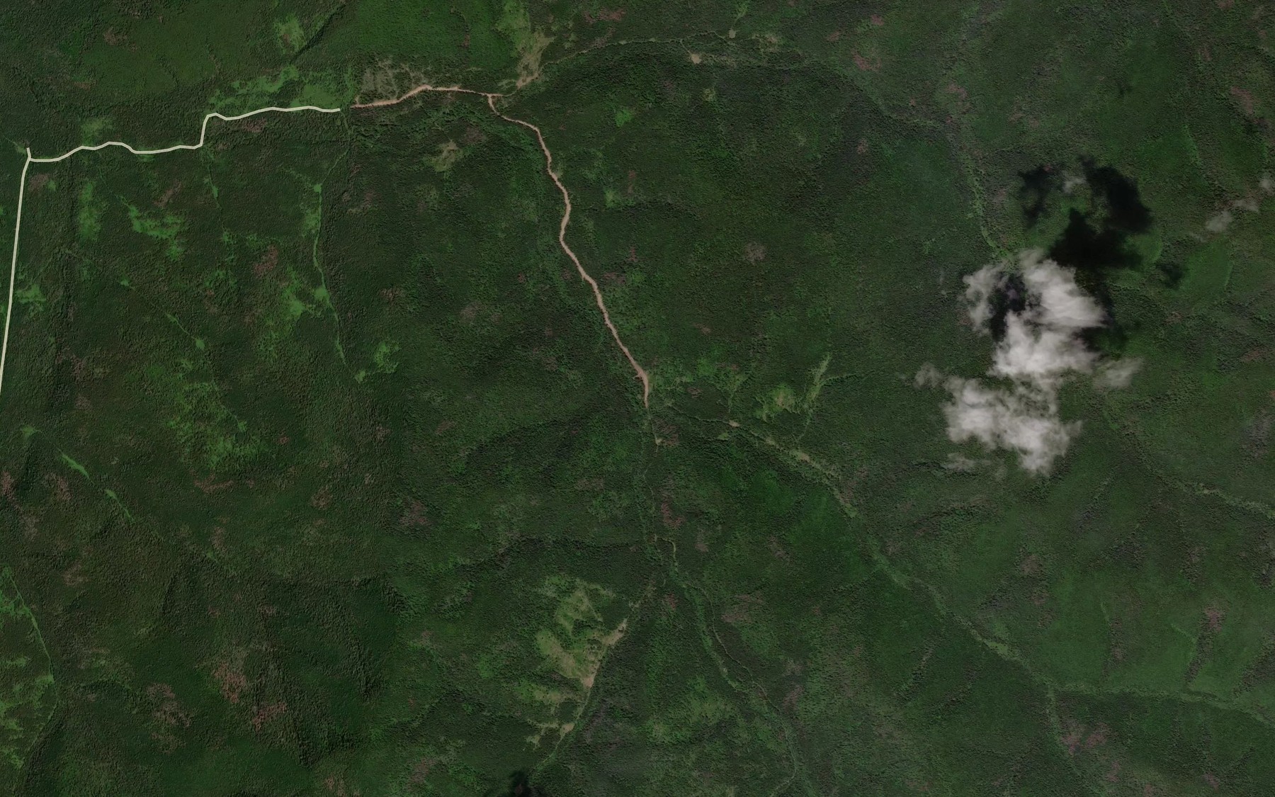 Satellite map of the Levyy Tikhiy