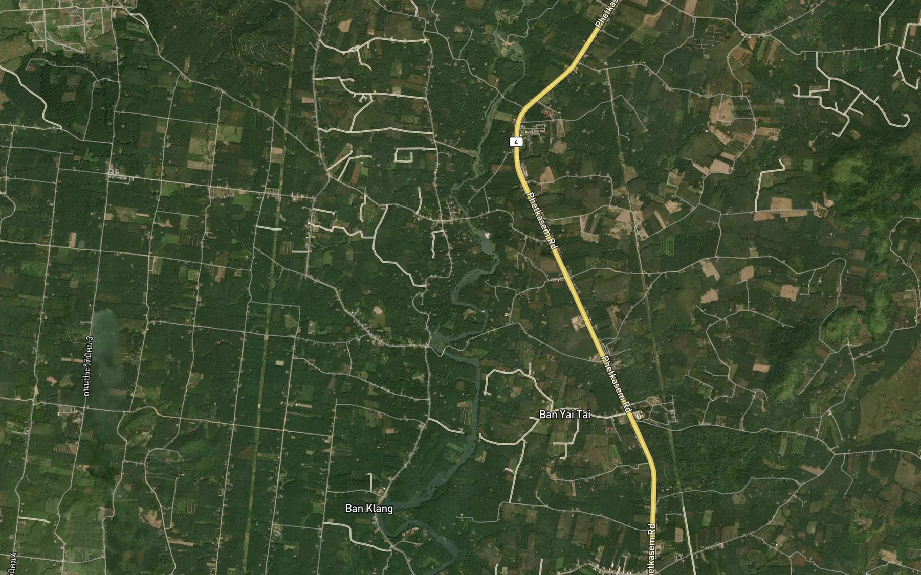 Satellite map of the Khlong Ngi