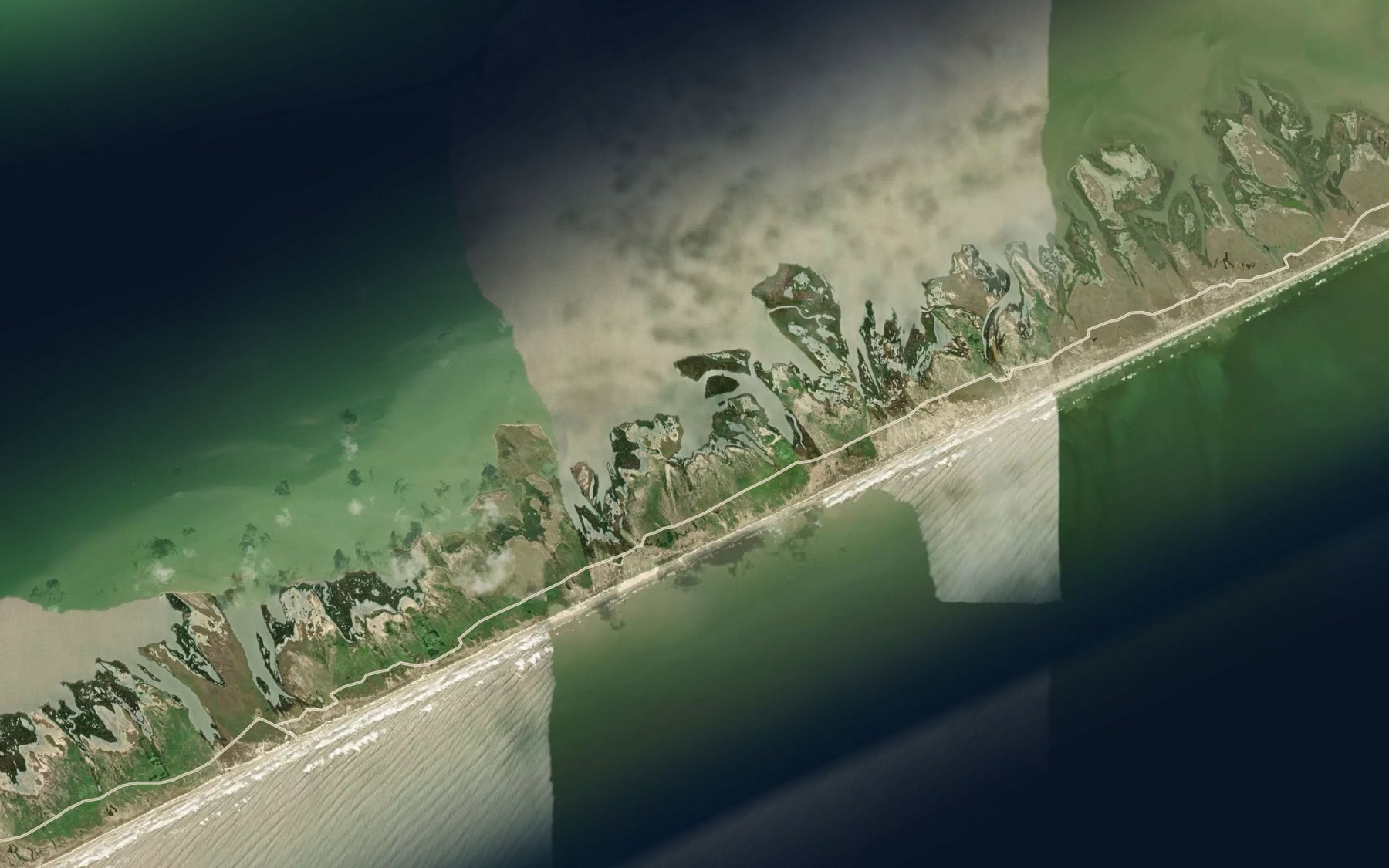 Satellite map of the Big Bayou