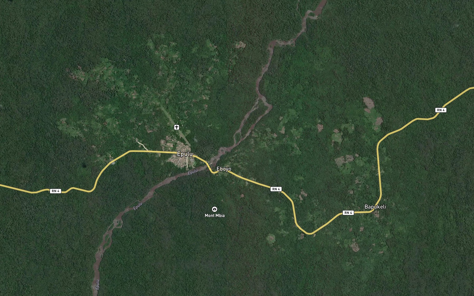 Satellite map of the Apetaina