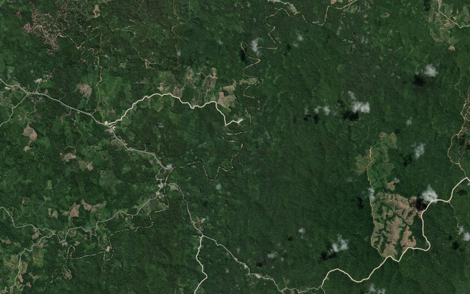 Satellite map of the Sungai Biladian