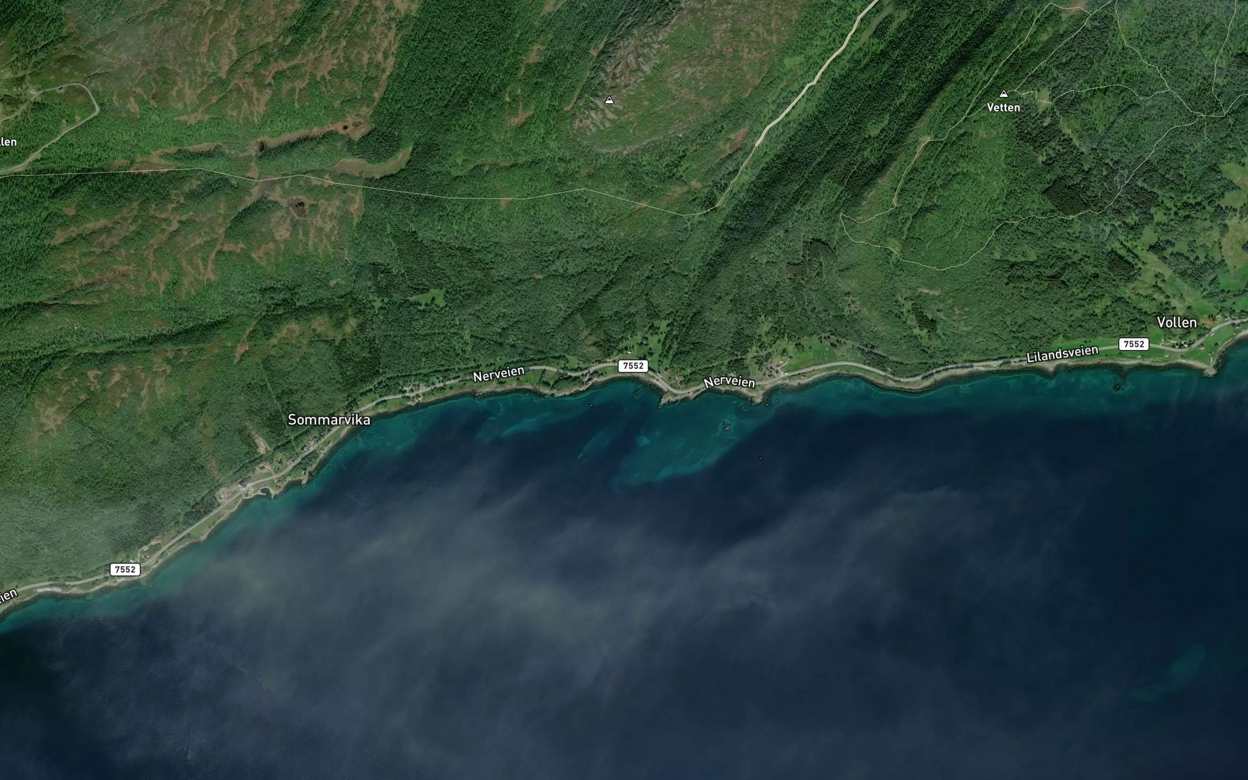 Satellite map of the Lilandskarvika