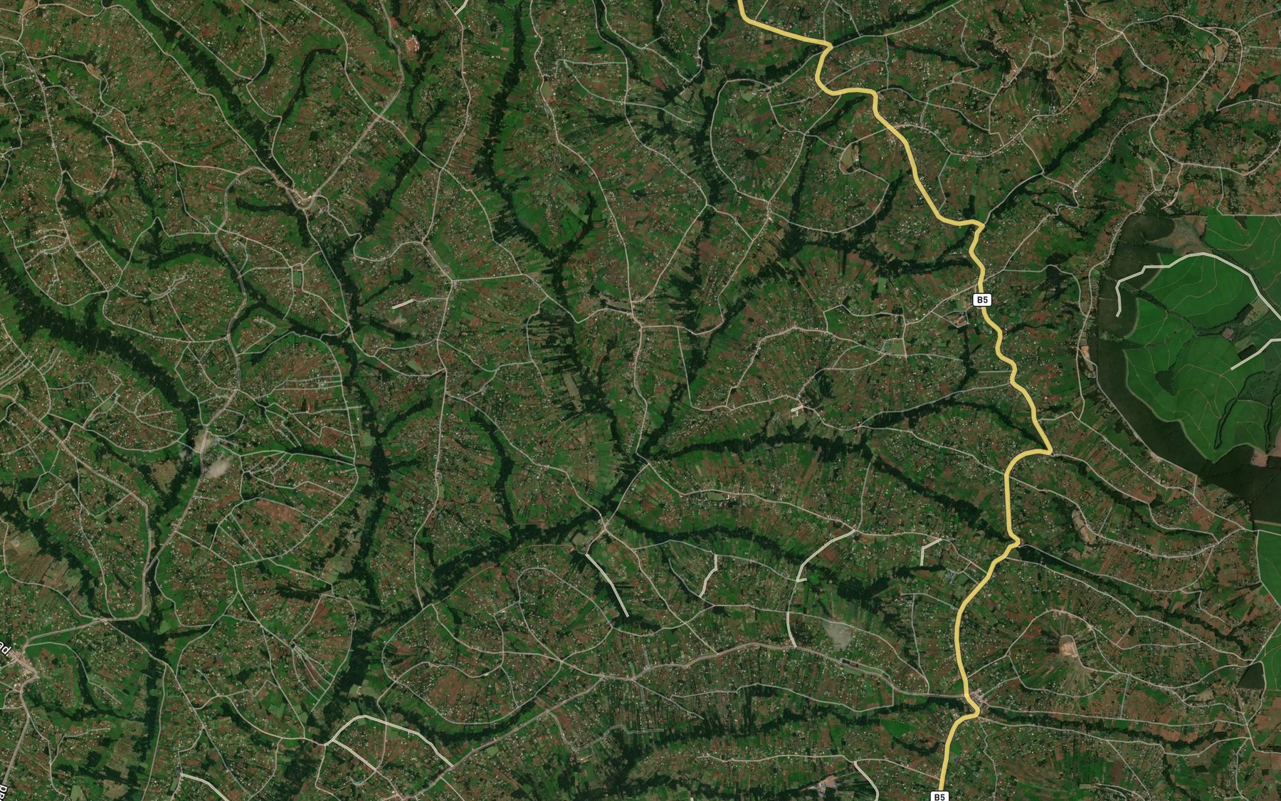Satellite map of the Chindunda