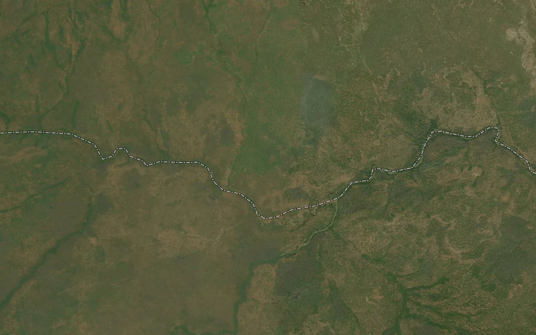 Satellite map of the Gbesa