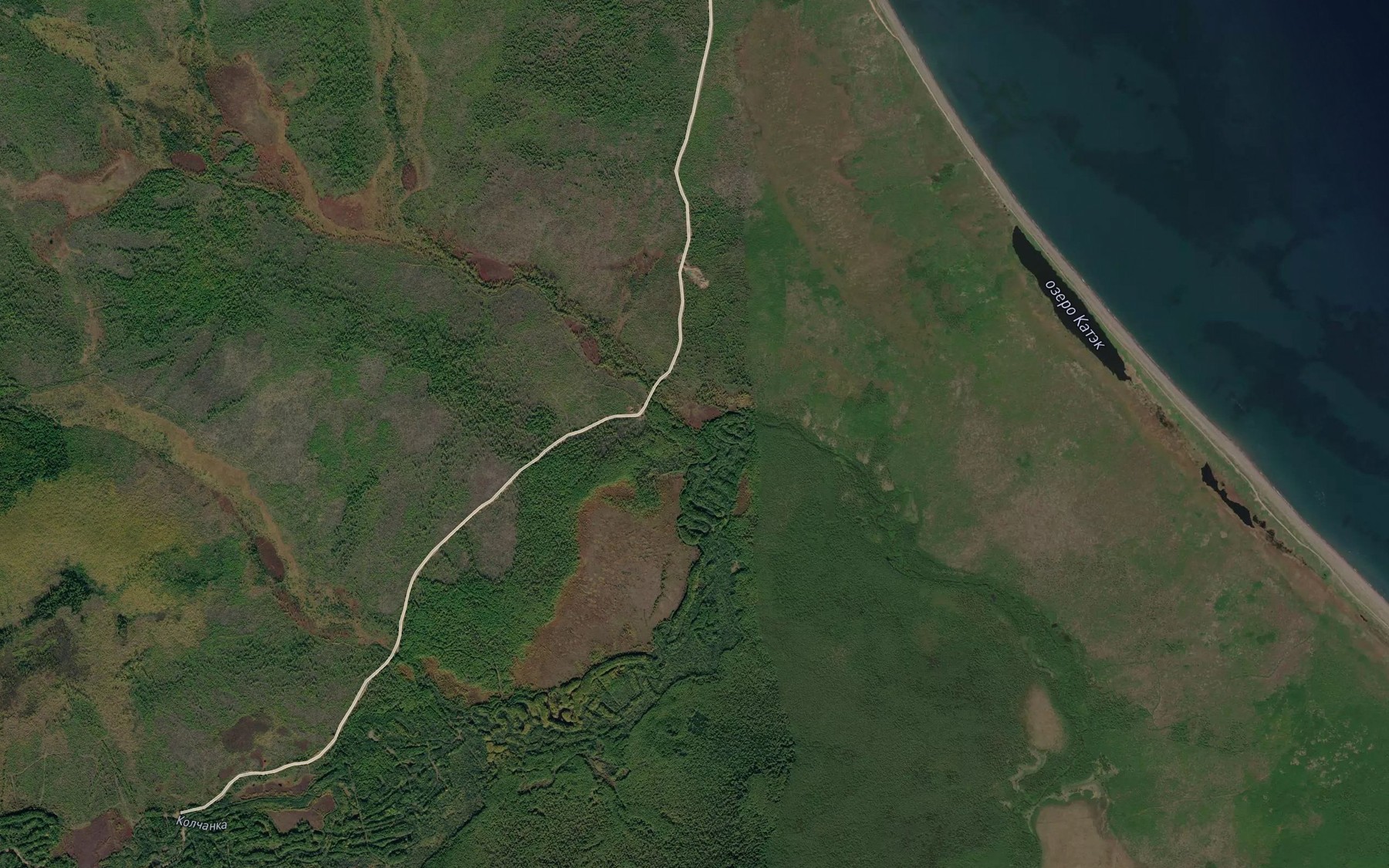 Satellite map of the Kamennyy