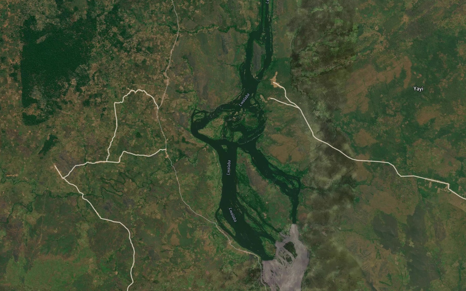 Satellite map of the Porte d'Enfer