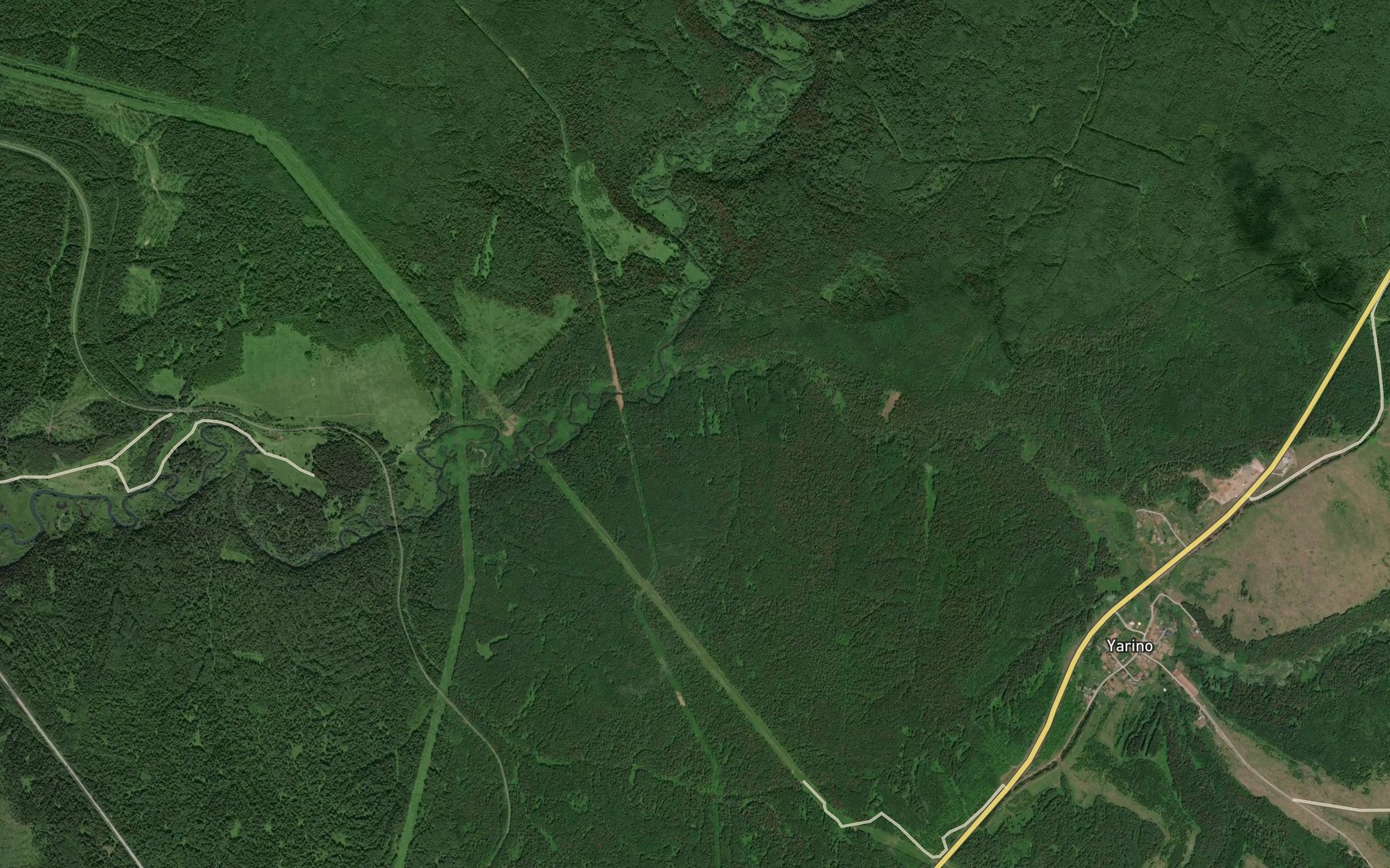 Satellite map of the Yarina