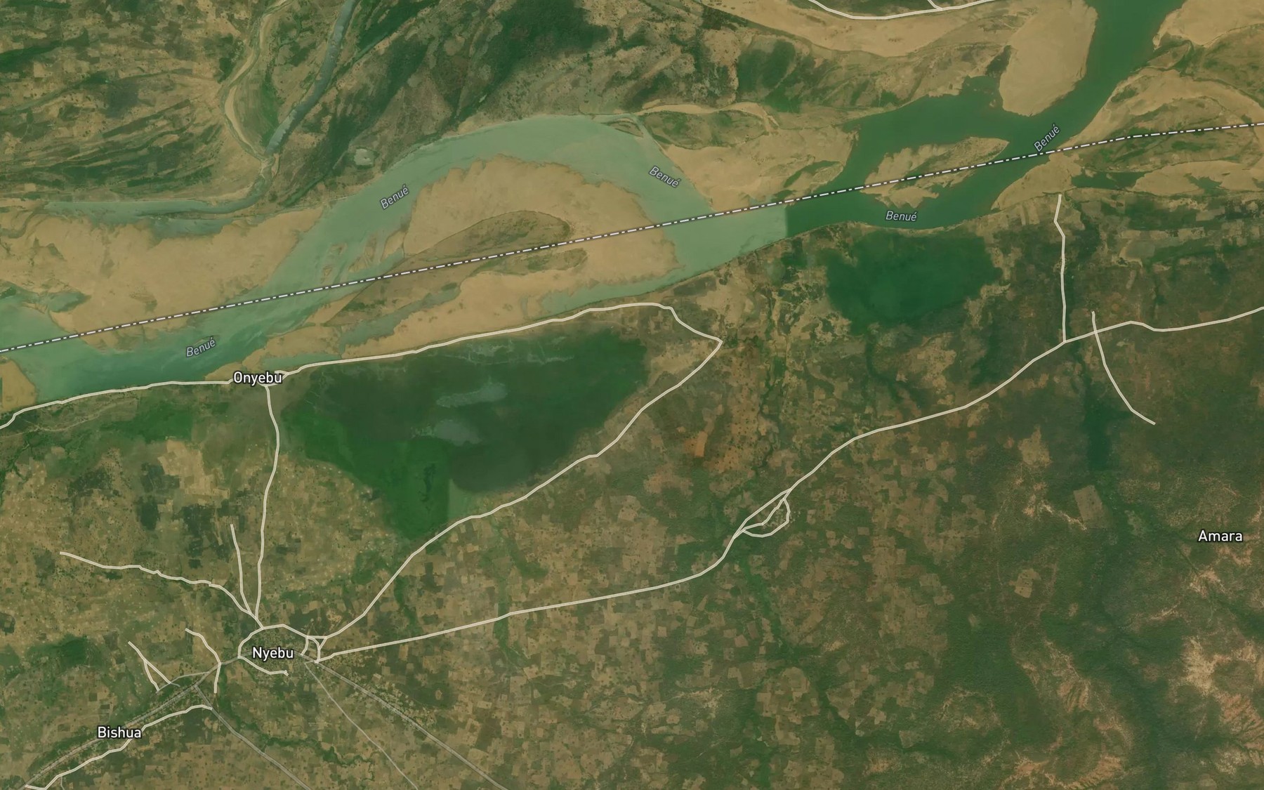 Satellite map of the HuloZeyniStream
