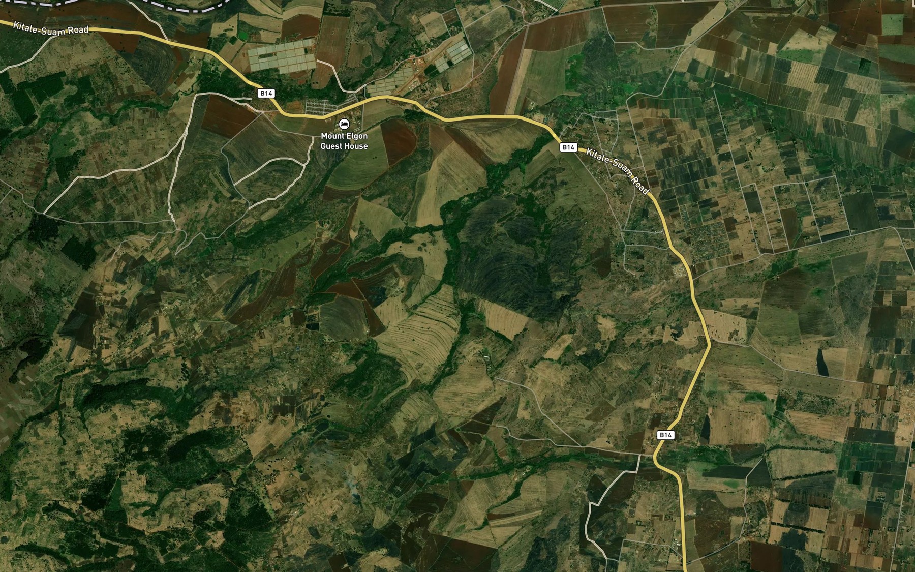 Satellite map of the Chebrubei