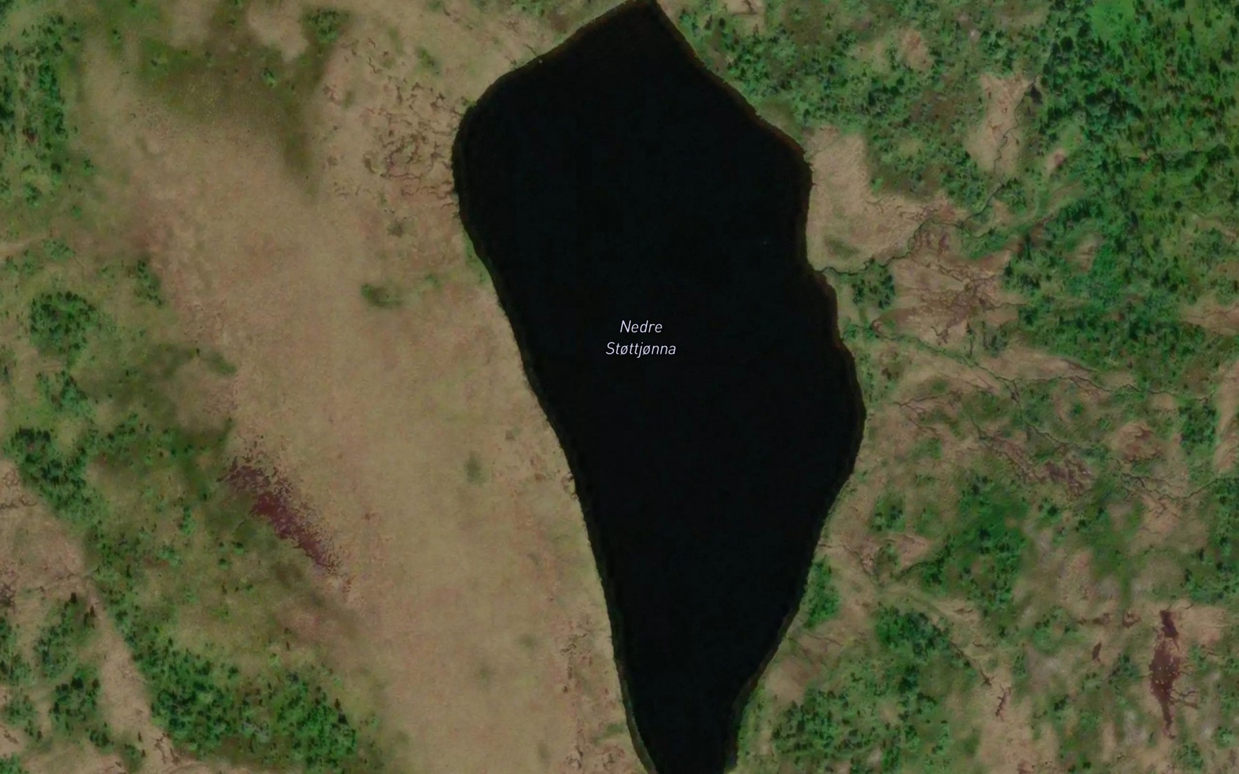Satellite map of the Ner Hilmotjorna