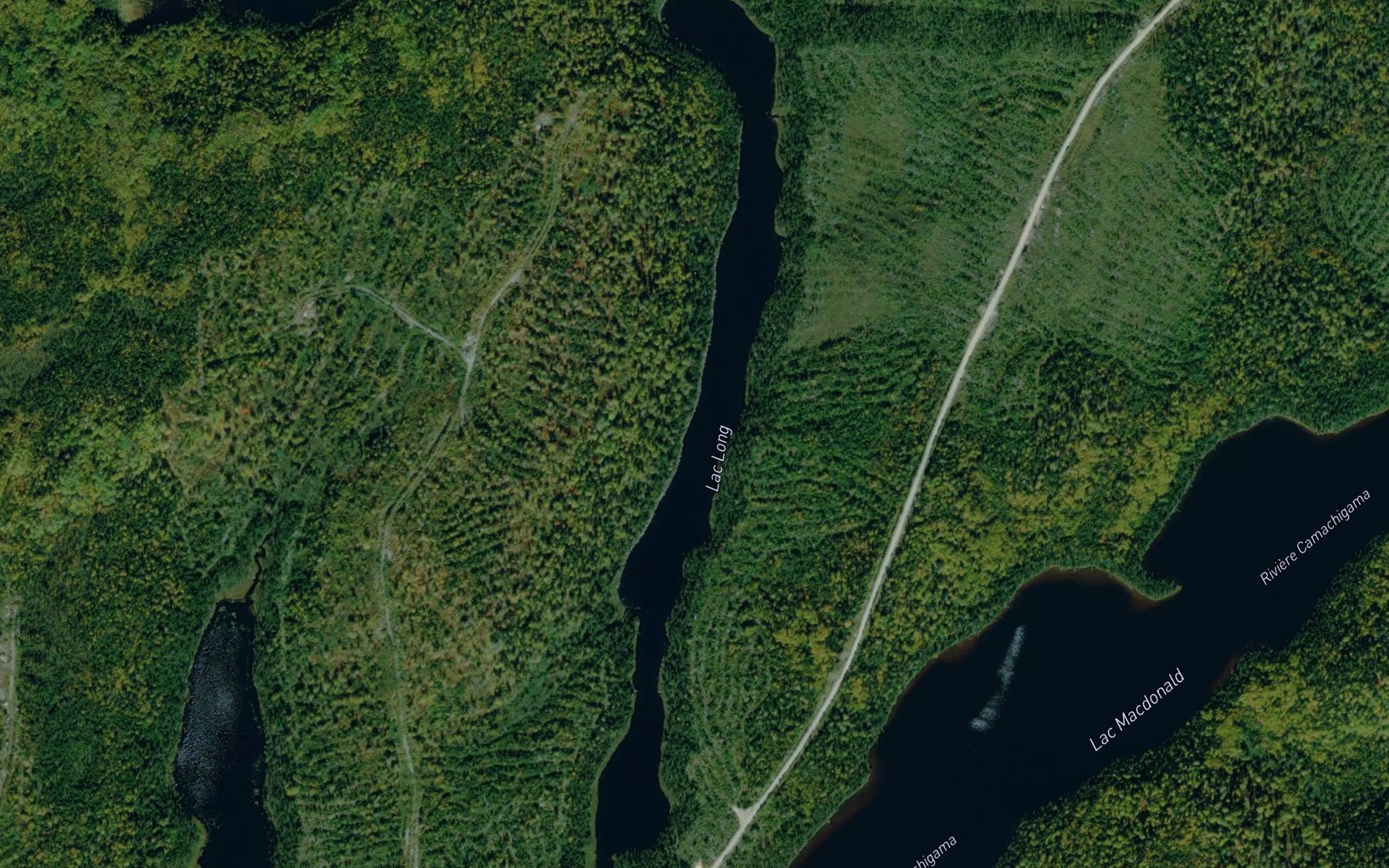 Satellite map of the Lac Long