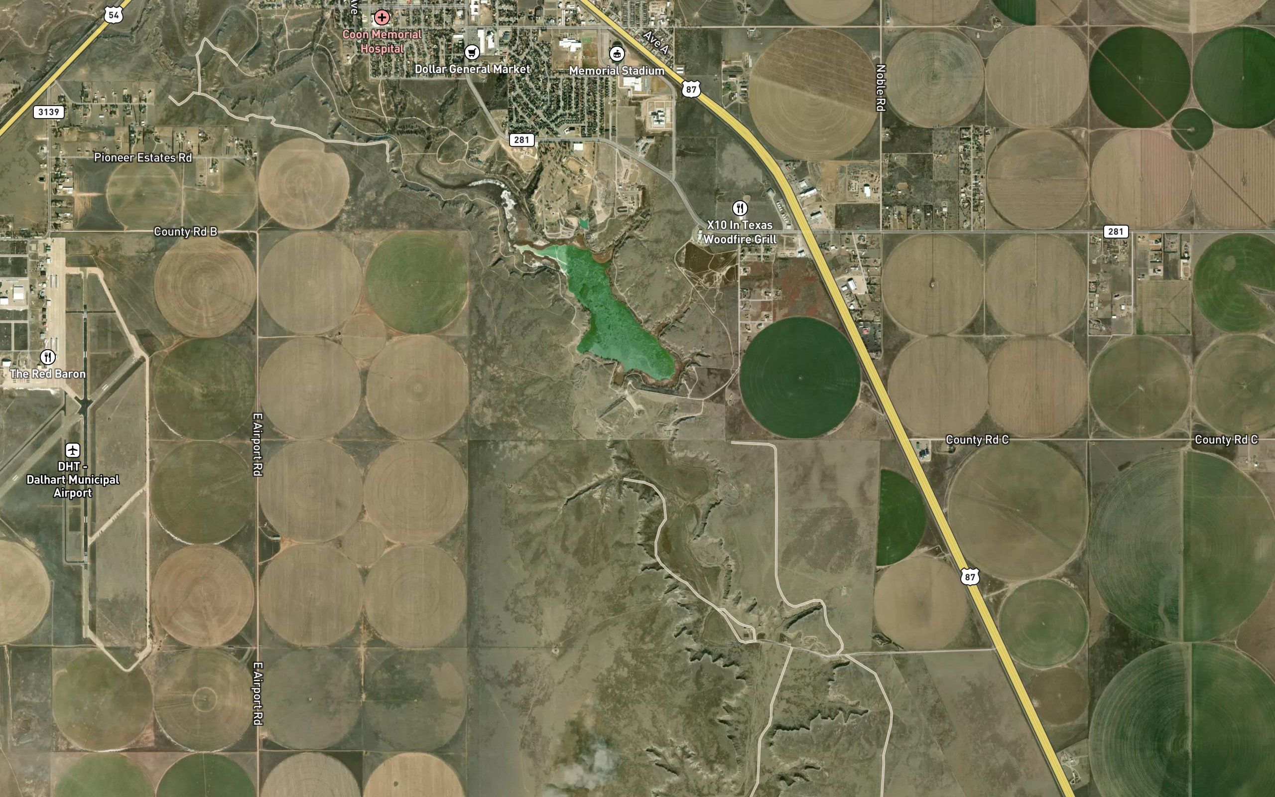 Rita Blanca Creek Reservoir