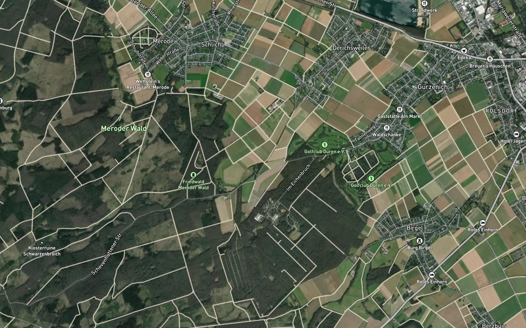 Satellite map of the Fischbach